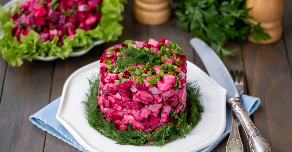 Винегрет Рецепт Классический С Горошком И Солеными