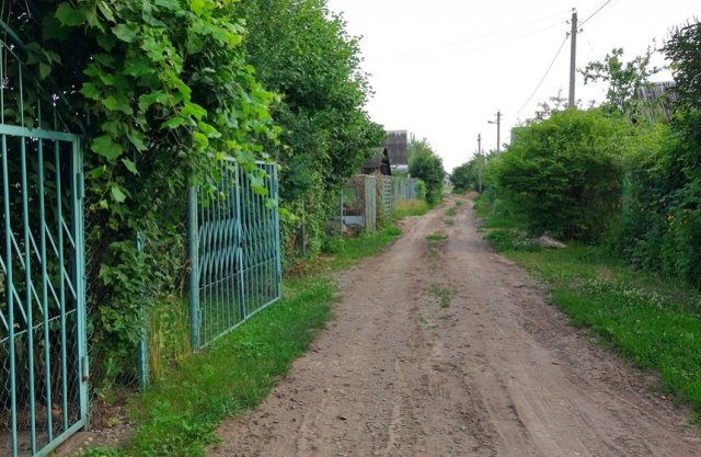 дорога в садовом товариществе